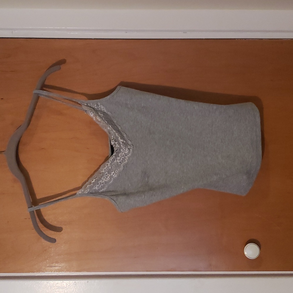 Grey Lace Cami